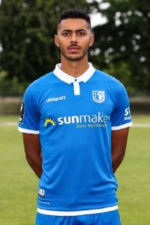 Tarek Chahed (1. FC Magdeburg) - 3. Liga PortraÌˆttermin 2019 2020 offizieller Fototermin 1. FC Magdeburg auf dem Trainingsplatz an der MDCC Arena in Magdeburg - Porträt, Portrait,Deutschland, Fussball, Mann, Maenner,GER,11.07.2019