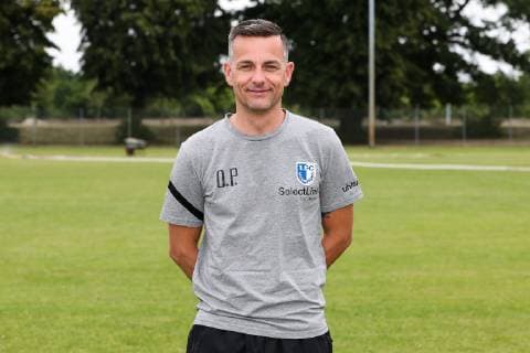 Mannschaftsarzt Oliver Poranzke (1. FC Magdeburg) - 3. Liga PortraÌˆttermin 2019 2020 offizieller Fototermin 1. FC Magdeburg auf dem Trainingsplatz an der MDCC Arena in Magdeburg - Porträt, Portrait,Deutschland, Fussball, Mann, Maenner,GER,11.07.2019