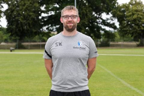Mannschaftsarzt Dr. Stefan Wiegand (1. FC Magdeburg) - 3. Liga PortraÌˆttermin 2019 2020 offizieller Fototermin 1. FC Magdeburg auf dem Trainingsplatz an der MDCC Arena in Magdeburg - Porträt, Portrait,Deutschland, Fussball, Mann, Maenner,GER,11.07.2019
