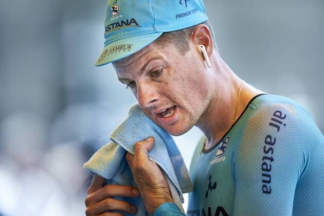 2. etape Bruxelles-Bruxelles holdtidskorsel Jakob Fuglsang Astana Pro Team 2. etape holdtidskorsel 27,6 km Tour De France 2019 Bruxelles sondag den 7. juli 2019. Belgien 