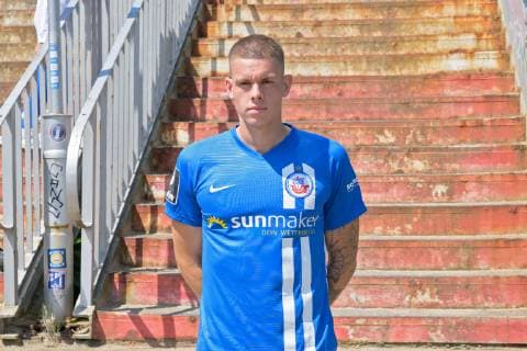 Max Reinthaler; FC Hansa Rostock; 3. Bundesliga, Portraettermin 2019 2020, 11.07.2019 FC Hansa Rostock, 3. Liga, Portraettermin 2019 2020, 11.07.2019 Rostock Copyright: xEIBNERx EP_eer