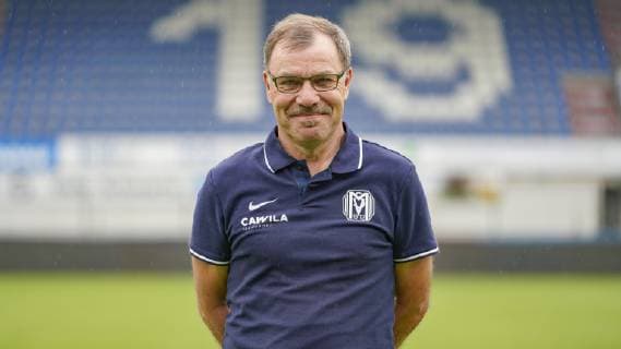 11.07.2019, Hänsch-Arena, Meppen, GER, 1. Herren, Mannschaft des SV Meppen, Michael Wewers (Betreuer), Meppen Niedersachsen Germany Hänsch-Arena