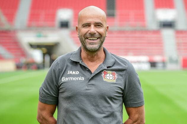 Cheftrainer Peter Bosz; Bayer 04 Leverkusen; 1.BL, Porträttermin 2019 2020