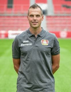 Torwart Trainer David Thiel; Bayer 04 Leverkusen; 1.BL, Porträttermin 2019 2020