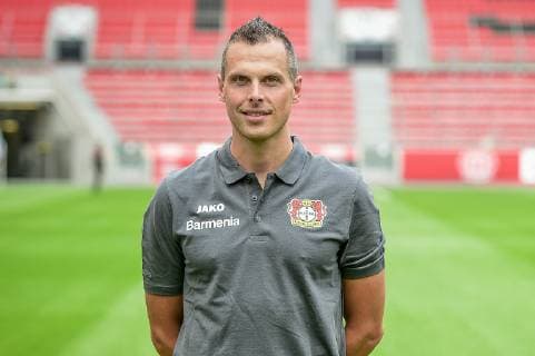 Torwart Trainer David Thiel; Bayer 04 Leverkusen; 1.BL, Porträttermin 2019 2020