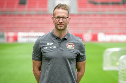 Athletiktrainer Terry Peters; Bayer 04 Leverkusen; 1.BL, Porträttermin 2019 2020