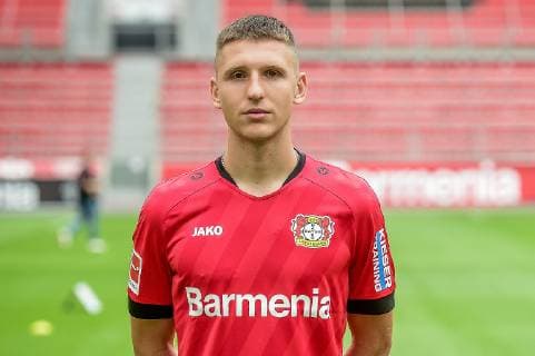 Panagiotis Retsos; Bayer 04 Leverkusen; 1.BL, Porträttermin 2019 2020