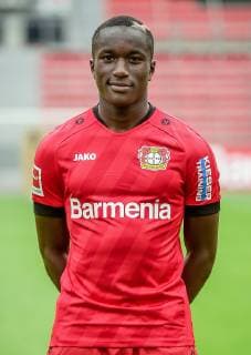 Moussa Diaby; Bayer 04 Leverkusen; 1.BL, Porträttermin 2019 2020
