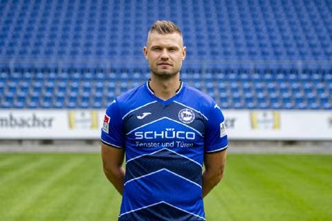 Florian Hartherz; DSC Arminia Bielefeld; 2.BL, Porträttermin 2019 2020 Copyright: xDavidxInderliedx