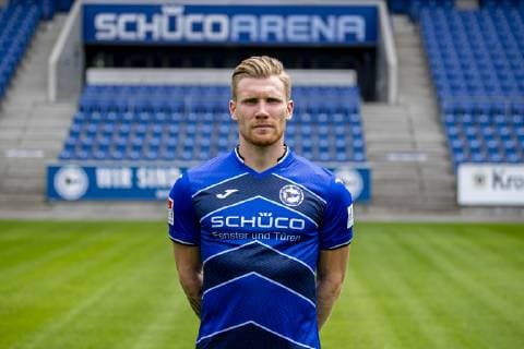 Andreas Voglsammer; DSC Arminia Bielefeld; 2.BL, Porträttermin 2019 2020 Copyright: xDavidxInderliedx