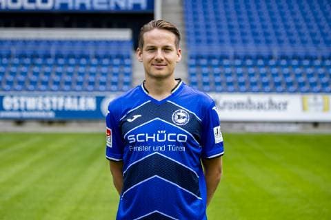 Cedric Brunner; DSC Arminia Bielefeld; 2.BL, Porträttermin 2019 2020 Copyright: xDavidxInderliedx