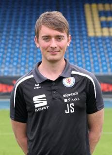 Fußball GER 3.Liga Portraettermin 2019 2020 BTSV Eintracht Braunschweig Co-Trainer Jonas Stephan (Eintracht Braunschweig) Portraet Vorstellung Praesentation Pressetermin