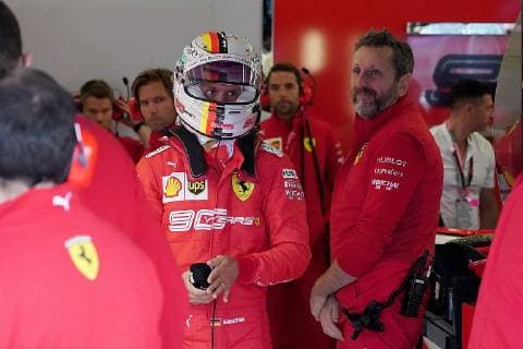 VETTEL Sebastian F1 Team Scuderia Ferrari Formel 1 GP 2019 Silverstone am 13. 07. 2019 in Silverstone