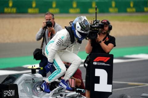 Valtteri Bottas; Mercedes Grand Prix, formula 1 GP, Great Britain in Silverstone 13.07.2019 Photo:mspb Jerry Andre Valtteri Bottas; Formel 1 GP, Great Britain