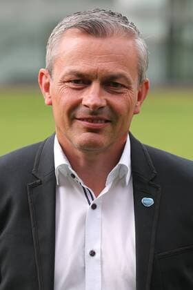 11.07.2019, xjhx, Fussball 2. Bundesliga, SV Wehen Wiesbaden - Porträttermin Fototermin 2019 2020 emspor, v.l. Sportdirektor Christian Hock (SV Wehen Wiesbaden) (DFL DFB REGULATIONS PROHIBIT ANY USE OF PHOTOGRAPHS as IMAGE SEQUENCES and or QUASI-VIDEO) Wiesbaden