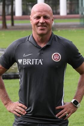 11.07.2019, xjhx, Fussball 2. Bundesliga, SV Wehen Wiesbaden - Porträttermin Fototermin 2019 2020 emspor, v.l. Co-Trainer Mike Krannich (SV Wehen Wiesbaden) (DFL DFB REGULATIONS PROHIBIT ANY USE OF PHOTOGRAPHS as IMAGE SEQUENCES and or QUASI-VIDEO) Wiesbaden
