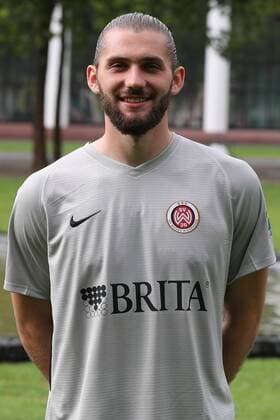 11.07.2019, xjhx, Fussball 2. Bundesliga, SV Wehen Wiesbaden - Porträttermin Fototermin 2019 2020 emspor, v.l. Lukas Watkowiak (DFL DFB REGULATIONS PROHIBIT ANY USE OF PHOTOGRAPHS as IMAGE SEQUENCES and or QUASI-VIDEO) Wiesbaden