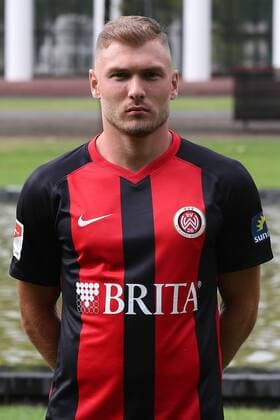 11.07.2019, xjhx, Fussball 2. Bundesliga, SV Wehen Wiesbaden - Porträttermin Fototermin 2019 2020 emspor, v.l. Maximilian Dittgen (DFL DFB REGULATIONS PROHIBIT ANY USE OF PHOTOGRAPHS as IMAGE SEQUENCES and or QUASI-VIDEO) Wiesbaden