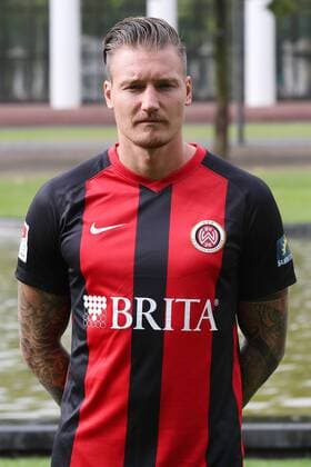 11.07.2019, xjhx, Fussball 2. Bundesliga, SV Wehen Wiesbaden - Porträttermin Fototermin 2019 2020 emspor, v.l. Manuel Schaeffler (DFL DFB REGULATIONS PROHIBIT ANY USE OF PHOTOGRAPHS as IMAGE SEQUENCES and or QUASI-VIDEO) Wiesbaden