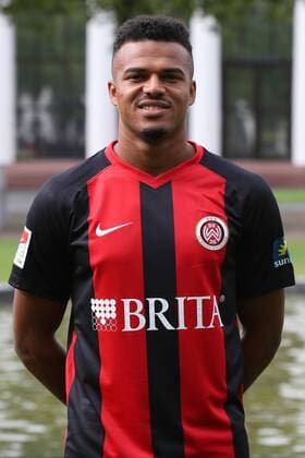 11.07.2019, xjhx, Fussball 2. Bundesliga, SV Wehen Wiesbaden - Porträttermin Fototermin 2019 2020 emspor, v.l. Marvin Ajani (DFL DFB REGULATIONS PROHIBIT ANY USE OF PHOTOGRAPHS as IMAGE SEQUENCES and or QUASI-VIDEO) Wiesbaden