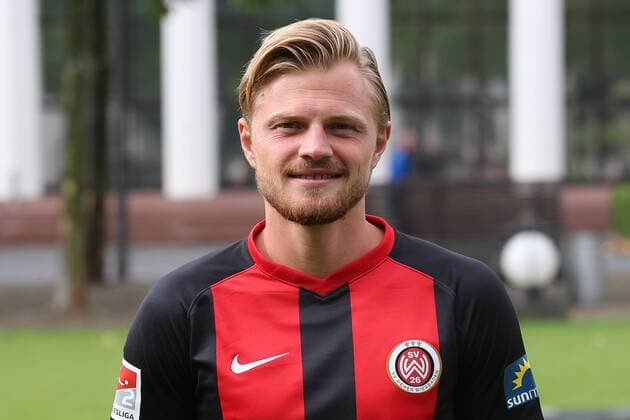11.07.2019, xjhx, Fussball 2. Bundesliga, SV Wehen Wiesbaden - Porträttermin Fototermin 2019 2020 emspor, v.l. Marcel Titsch Rivero (DFL DFB REGULATIONS PROHIBIT ANY USE OF PHOTOGRAPHS as IMAGE SEQUENCES and or QUASI-VIDEO) Wiesbaden
