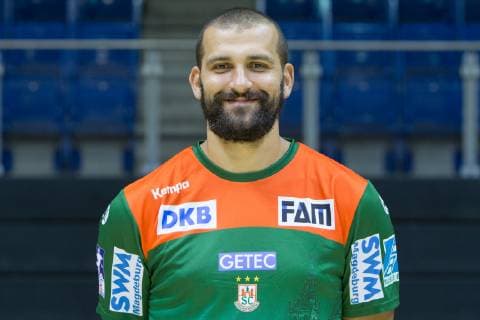 HBL, SC Magdeburg Porträttermin 2019 2020 14.07.2019, xtgx, Handball Liqui Moli Bundesliga, SC Magdeburg Fototermin emspor, v.l. Zeljko Musa Portrait, Portraet, Einzelbild GETEC Arena