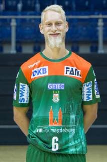 HBL, SC Magdeburg Porträttermin 2019 2020 14.07.2019, xtgx, Handball Liqui Moli Bundesliga, SC Magdeburg Fototermin emspor, v.l. Matthias Musche Portrait, Portraet, Einzelbild GETEC Arena