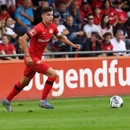 Fussball 1.Bundesliga Saison 2019 2020 Testspiel , Bayer 04 Leverkusen vs Fortuna Sittard, 13.07.2019, NLZ Kurtekotten Leverkusen , Kai Havertz, Bayer 04 Leverkusen, Aktion, Einzelbild, DFL regulations prohibit any use of photographs as image sequences and or quasi video. *** Football 1 Bundesliga Season 2019 2020 Test match , Bayer 04 Leverkusen vs Fortuna Sittard, 13 07 2019, NLZ Kurtekotten Leverkusen , Kai Havertz, Bayer 04 Leverkusen, Aktion, Einzelbild, DFL regulations prohibit any use of photographs as image sequences and or quasi video