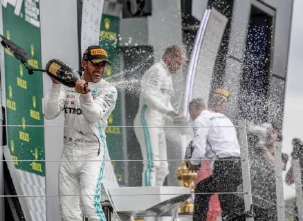 Motorsports: FIA Formula One World Championship, WM, Weltmeisterschaft 2019, Grand Prix of Great Britain, 44 Lewis Hamilton (GBR, Mercedes AMG Petronas Motorsport), Silverstone Great Britain