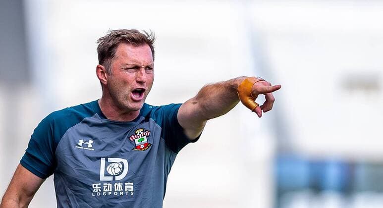 14.07.2019, Cashpoint Arena, Altach, AUT, Testspiel, Cashpoint SCR Altach vs Southampton, im Bild Trainer Ralph Hasenhuettl (FC Southampton) during a test match for the upcoming Season between Cashpoint SCR Altach and Southampton at the Cashpoint Arena in Altach, Austria on 2019 07 14. Altach