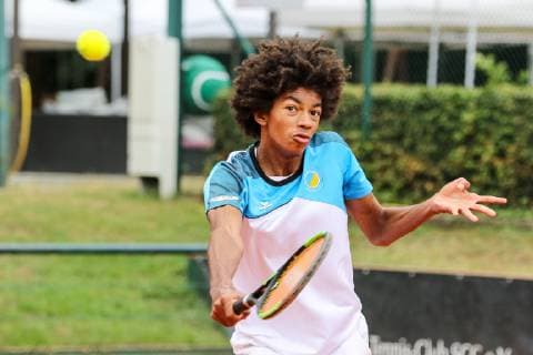Michael Agwi (TK Blau-Gold Steglitz) - Herren 2. Platz, SCC Open 2019, Finaltag, Berlin, 14.07.2019,