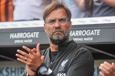 Sport Bilder des Tages Liverpool s manager Jurgen Klopp during the pre season friendly match between Bradford City v Liverpool designed to raise funds for the Darby Rimmer MND Foundation at the Northern Commercial Stadium, Bradford, England on 14 July 2019. Copyright: xStephenxBuckleyx PMI-2902-0017