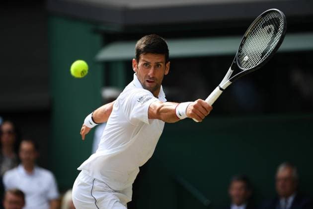 Wimbledon 2019 Novak Djokovic , Serbia *** Wimbledon 2019 Novak Djokovic , Serbia