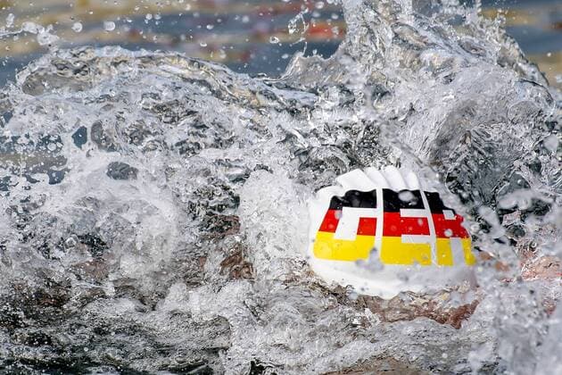 Sport Bilder des Tages WELLBROCK Florian GER Gold Medal Yeosu South Korea 16 07 2019 Open Water Men s 10KM 18th FINA World Aquatics Championships Expo Ocean Park Photo © Andrea Masini Deepbluemedia Insidefoto AndreaXMasini