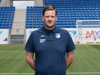 Teammanager Maximilian Vollmar , TSG 1899 Hoffenheim . Porträttermin TSG 1899 Hoffenheim 2018-2019 . Sinsheim, GER, 15.07.2019 ,Fussball 1. Bundesliga 2019 2020 .