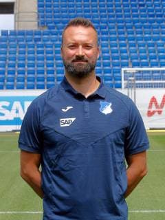 Physiotherapeut Dennis Wöhr , TSG 1899 Hoffenheim . Porträttermin TSG 1899 Hoffenheim 2018-2019 . Sinsheim, GER, 15.07.2019 ,Fussball 1. Bundesliga 2019 2020 .