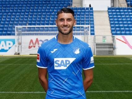 Voncenzo Grifo , TSG 1899 Hoffenheim . Porträttermin TSG 1899 Hoffenheim 2018-2019 . Sinsheim, GER, 15.07.2019 ,Fussball 1. Bundesliga 2019 2020 .