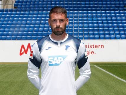 Philipp Pentke , TSG 1899 Hoffenheim . Porträttermin TSG 1899 Hoffenheim 2018-2019 . Sinsheim, GER, 15.07.2019 ,Fussball 1. Bundesliga 2019 2020 .