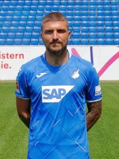 Konstantinos Stafykidis , TSG 1899 Hoffenheim . Porträttermin TSG 1899 Hoffenheim 2018-2019 . Sinsheim, GER, 15.07.2019 ,Fussball 1. Bundesliga 2019 2020 .