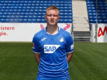 Philipp Ochs , TSG 1899 Hoffenheim . Porträttermin TSG 1899 Hoffenheim 2018-2019 . Sinsheim, GER, 15.07.2019 ,Fussball 1. Bundesliga 2019 2020 .