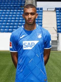 Kevin Akpoguma , TSG 1899 Hoffenheim . Porträttermin TSG 1899 Hoffenheim 2018-2019 . Sinsheim, GER, 15.07.2019 ,Fussball 1. Bundesliga 2019 2020 .