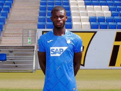 Ihlas Bebou , TSG 1899 Hoffenheim . Porträttermin TSG 1899 Hoffenheim 2018-2019 . Sinsheim, GER, 15.07.2019 ,Fussball 1. Bundesliga 2019 2020 .