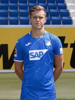 Christoph Baumgartner , TSG 1899 Hoffenheim . Porträttermin TSG 1899 Hoffenheim 2018-2019 . Sinsheim, GER, 15.07.2019 ,Fussball 1. Bundesliga 2019 2020 .