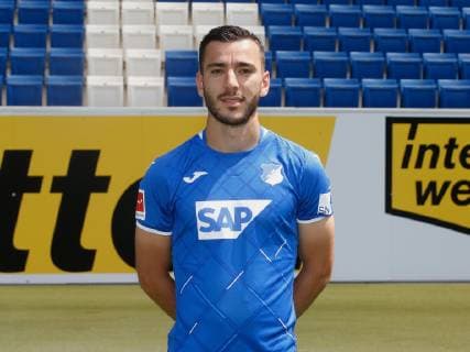 Sargis Adamyan , TSG 1899 Hoffenheim . Porträttermin TSG 1899 Hoffenheim 2018-2019 . Sinsheim, GER, 15.07.2019 ,Fussball 1. Bundesliga 2019 2020 .