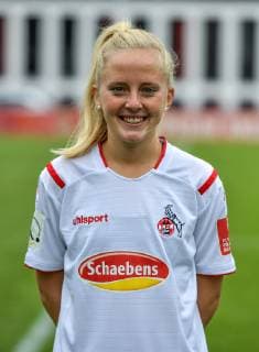 16.07.2019, xjpx, Fussball 1.Bundesliga, 1.FC Koeln Damen - Fototermin 2019 20 emspor, v.l. Anna Kirschbaum (Koeln) (DFL DFB REGULATIONS PROHIBIT ANY USE OF PHOTOGRAPHS as IMAGE SEQUENCES and or QUASI-VIDEO) Koeln