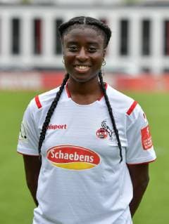 16.07.2019, xjpx, Fussball 1.Bundesliga, 1.FC Koeln Damen - Fototermin 2019 20 emspor, v.l. Eunice Beckmann (Koeln) (DFL DFB REGULATIONS PROHIBIT ANY USE OF PHOTOGRAPHS as IMAGE SEQUENCES and or QUASI-VIDEO) Koeln