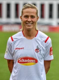 16.07.2019, xjpx, Fussball 1.Bundesliga, 1.FC Koeln Damen - Fototermin 2019 20 emspor, v.l. Isabelle Linden (Koeln) (DFL DFB REGULATIONS PROHIBIT ANY USE OF PHOTOGRAPHS as IMAGE SEQUENCES and or QUASI-VIDEO) Koeln