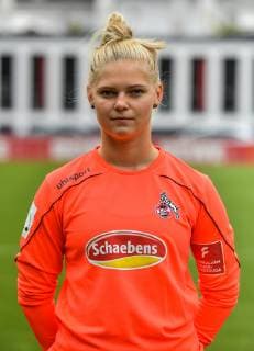 16.07.2019, xjpx, Fussball 1.Bundesliga, 1.FC Koeln Damen - Fototermin 2019 20 emspor, v.l. Saskia Frensch (Koeln) (DFL DFB REGULATIONS PROHIBIT ANY USE OF PHOTOGRAPHS as IMAGE SEQUENCES and or QUASI-VIDEO) Koeln
