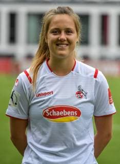 16.07.2019, xjpx, Fussball 1.Bundesliga, 1.FC Koeln Damen - Fototermin 2019 20 emspor, v.l. Sonja Giraud (Koeln) (DFL DFB REGULATIONS PROHIBIT ANY USE OF PHOTOGRAPHS as IMAGE SEQUENCES and or QUASI-VIDEO) Koeln