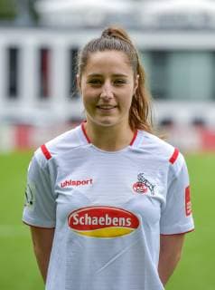 16.07.2019, xjpx, Fussball 1.Bundesliga, 1.FC Koeln Damen - Fototermin 2019 20 emspor, v.l. Karoline Kohr (Koeln) (DFL DFB REGULATIONS PROHIBIT ANY USE OF PHOTOGRAPHS as IMAGE SEQUENCES and or QUASI-VIDEO) Koeln